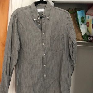 Everlane Slate Grey Oxford Shirt